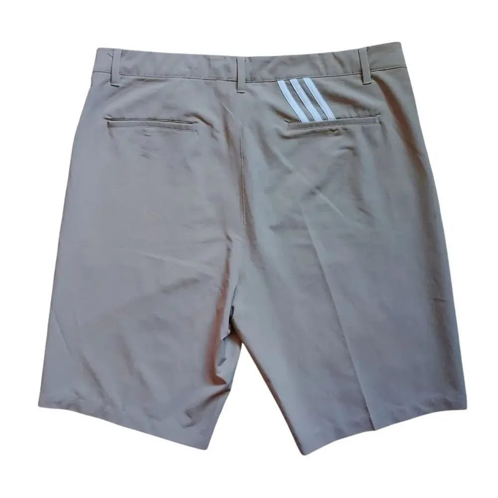 Adidas Texas A&M University Men's Ultimate 365 3-Stripe Golf Shorts Beige Sz 38